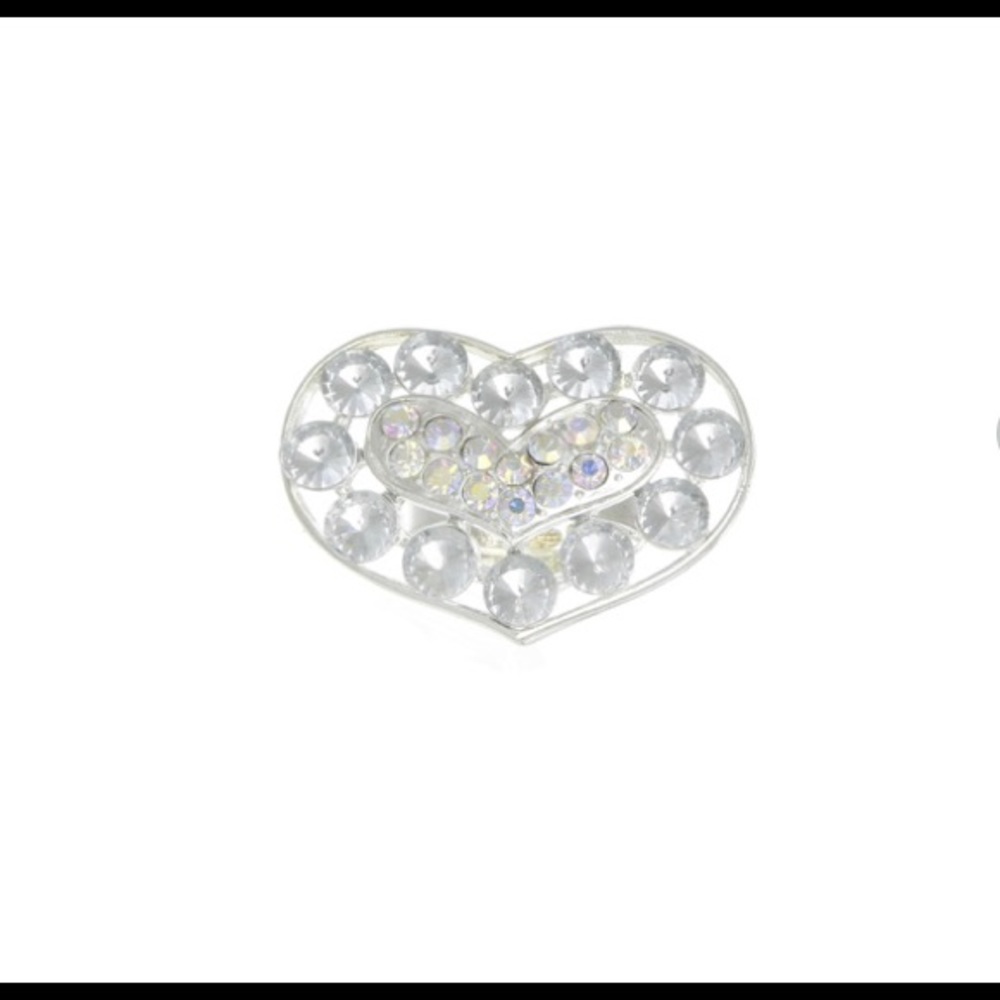 Jewelz Silver Heart ❤️ Ring